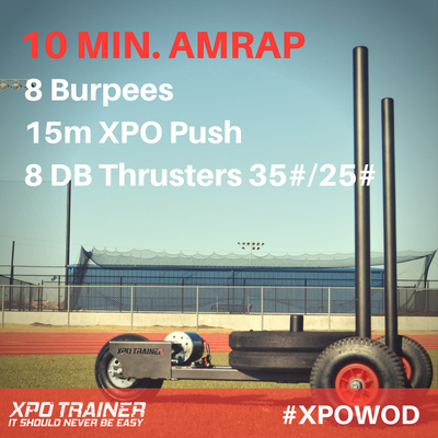 Armored Fitness - XPOWOD: Burpees and DB Thrusters!