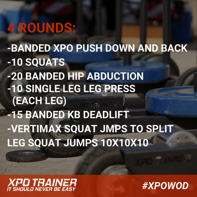 Armored Fitness Push Sled Workout - Banded Leg WOD