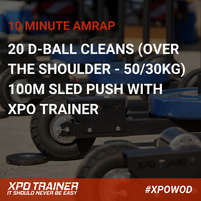 Armored Fitness Push Sled Workout - D-Ball Smash