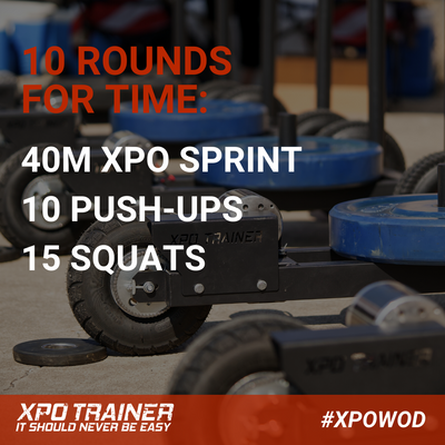 Armored Fitness Push Sled Workout - Dr. Strell Sprints
