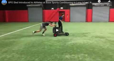 XPO Sled Introduced to Athletes at Base Sports Conditioning in Long Island, New York
