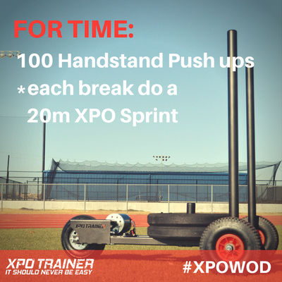 Armored Fitness - XPOWOD: Handstand Push ups & XPO Sprint!