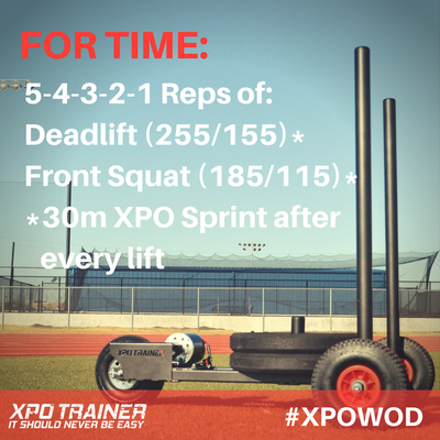 Armored Fitness - XPOWOD: Deadlifts and Front Squats!