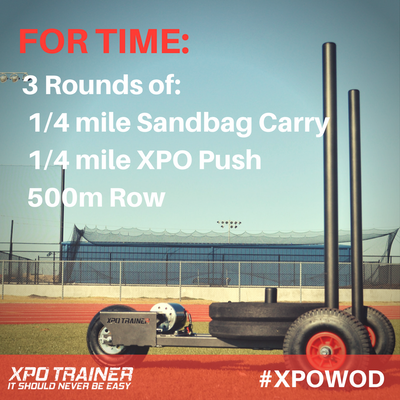 Armored Fitness - XPOWOD: Sandbag Carry and Rowing!