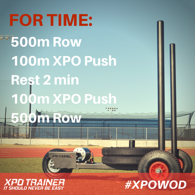 Armored Fitness Sled Workout - Row and XPO Push Killer Combo