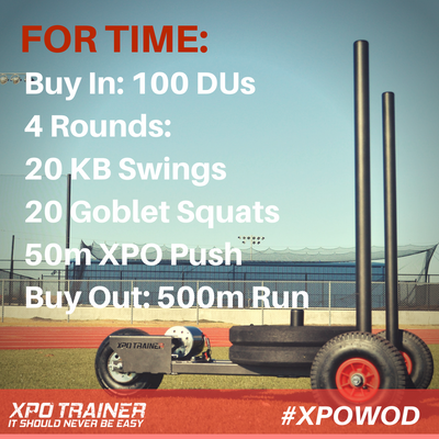 Armored Fitness XPO WOD- Buy In/Buy Out