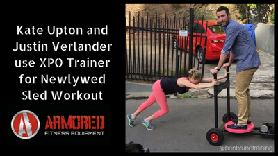 Kate Upton and Justin Verlander use XPO Trainer for Newlywed Push Sled Workout